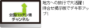 全国ハッテン場チャンネル　地方への旅行で大活躍！
待合せ掲示板でデキ率アップ！